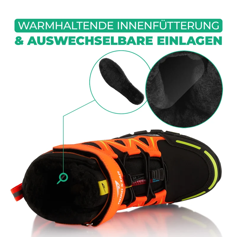 Winterstiefel warm gefütterte Wanderschuhe