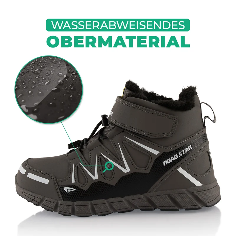 Winterstiefel warm gefütterte Wanderschuhe
