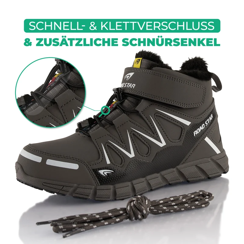 Winterstiefel warm gefütterte Wanderschuhe