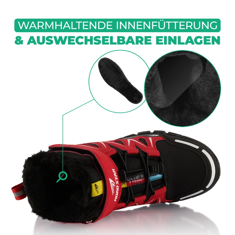 Winterstiefel warm gefütterte Wanderschuhe
