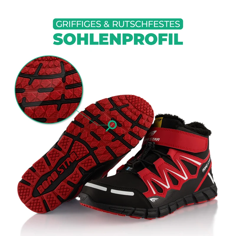 Winterstiefel warm gefütterte Wanderschuhe