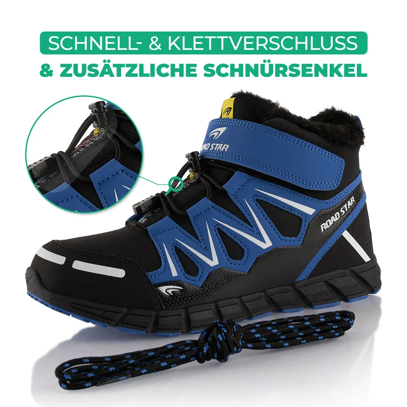 Winterstiefel warm gefütterte Wanderschuhe