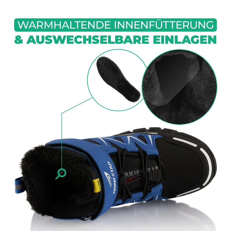 Winterstiefel warm gefütterte Wanderschuhe