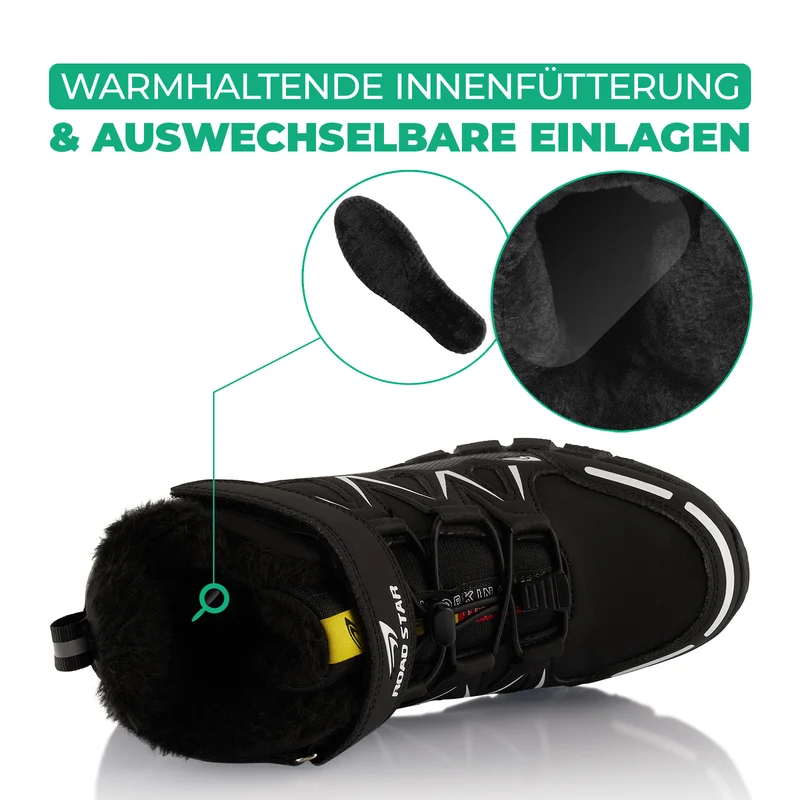 Winterstiefel warm gefütterte Wanderschuhe