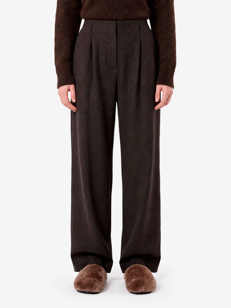 Pantaloni Bodam in misto lana