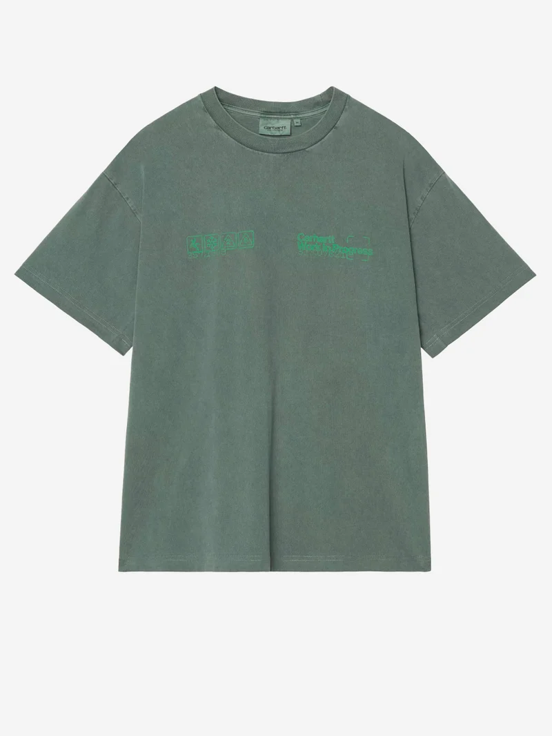 S/S Boxed T-shirt verde