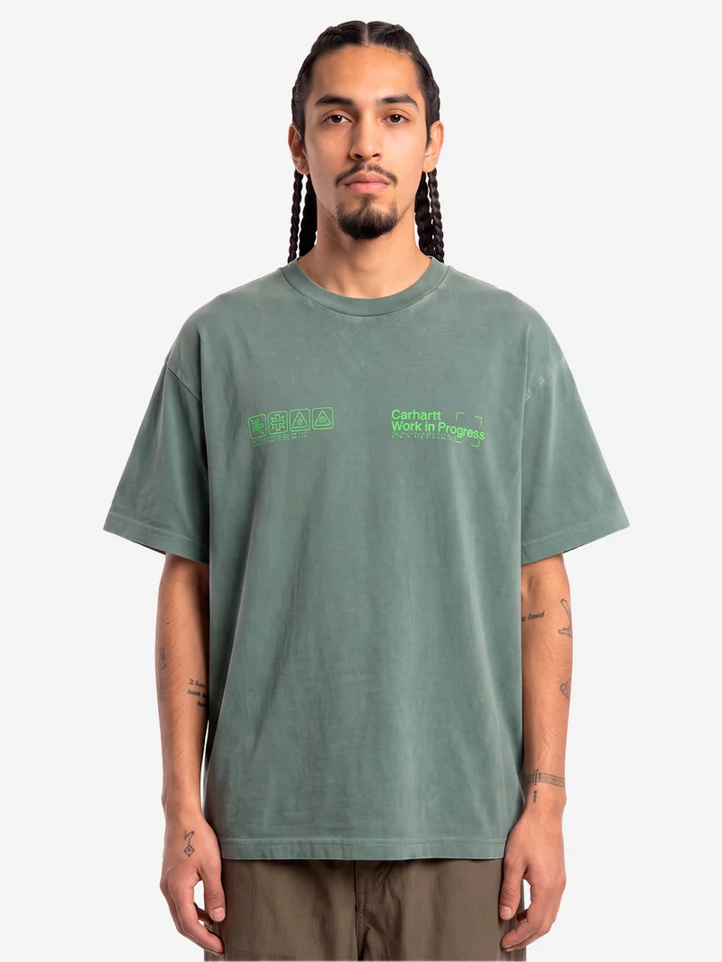 S/S Boxed T-shirt verde
