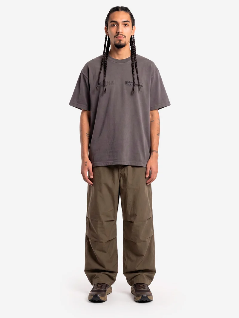 S/S Boxed T-shirt grigio scuro