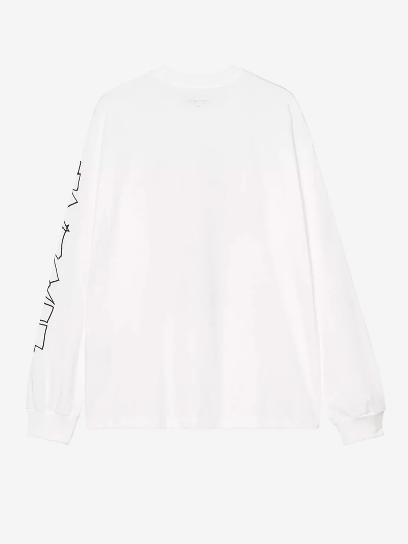 T-shirt Blinkerfluid a maniche lunghe bianca