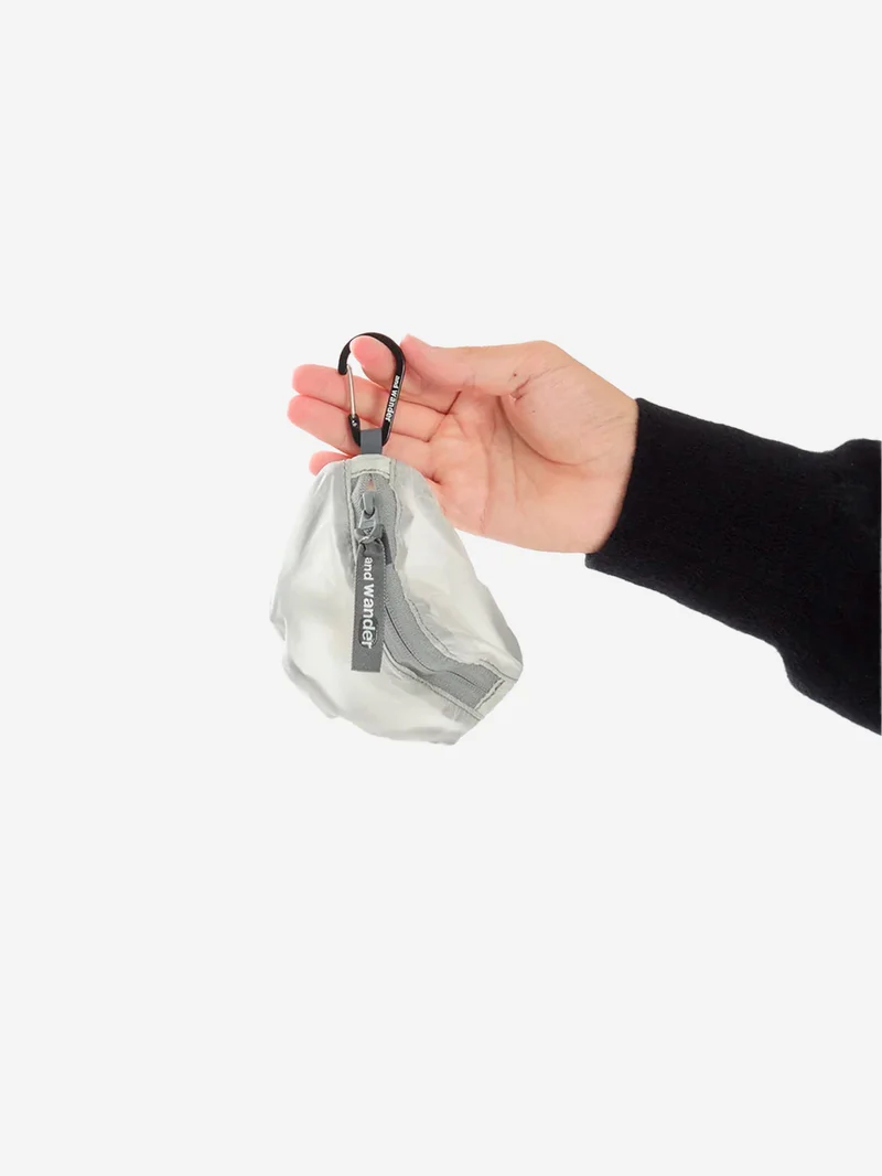 Mini pouch bianca in silnylon