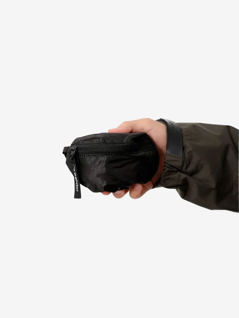 Mini pouch nera in silnylon