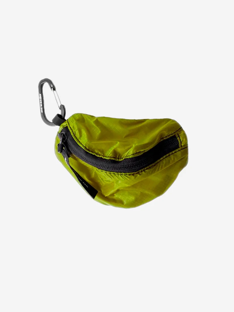 Mini pouch verde in silnylon