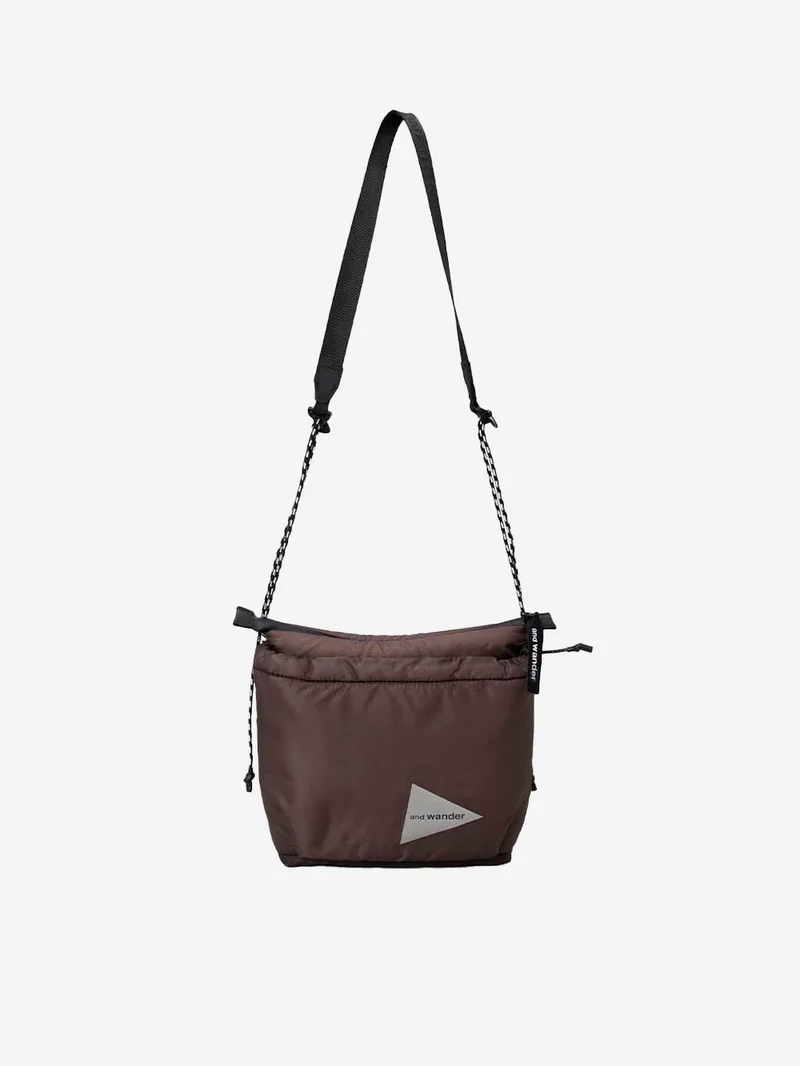 Borsa a tracolla 148 Puffer Mini Ripstop marrone