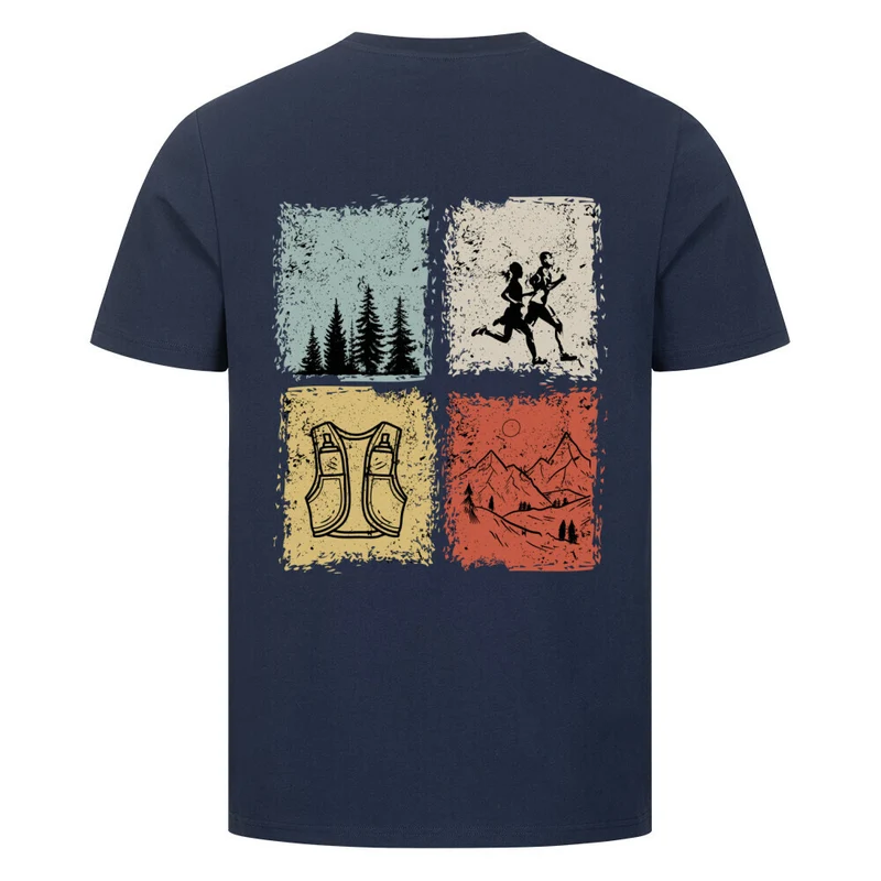 just trailrun 4 elements - Bio Premium T-Shirt