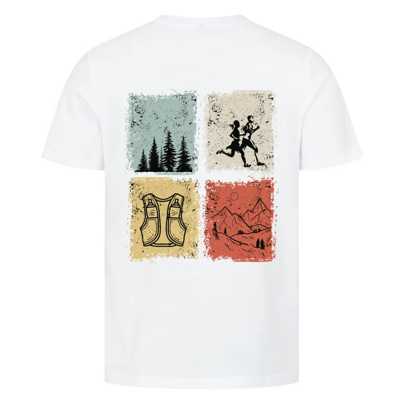 just trailrun 4 elements - Bio Premium T-Shirt