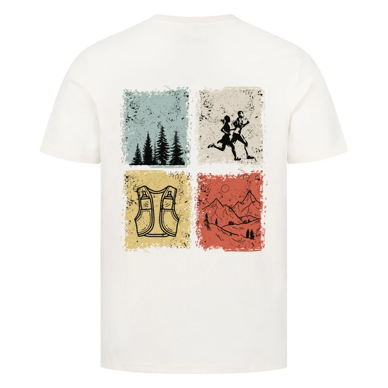 just trailrun 4 elements - Bio Premium T-Shirt