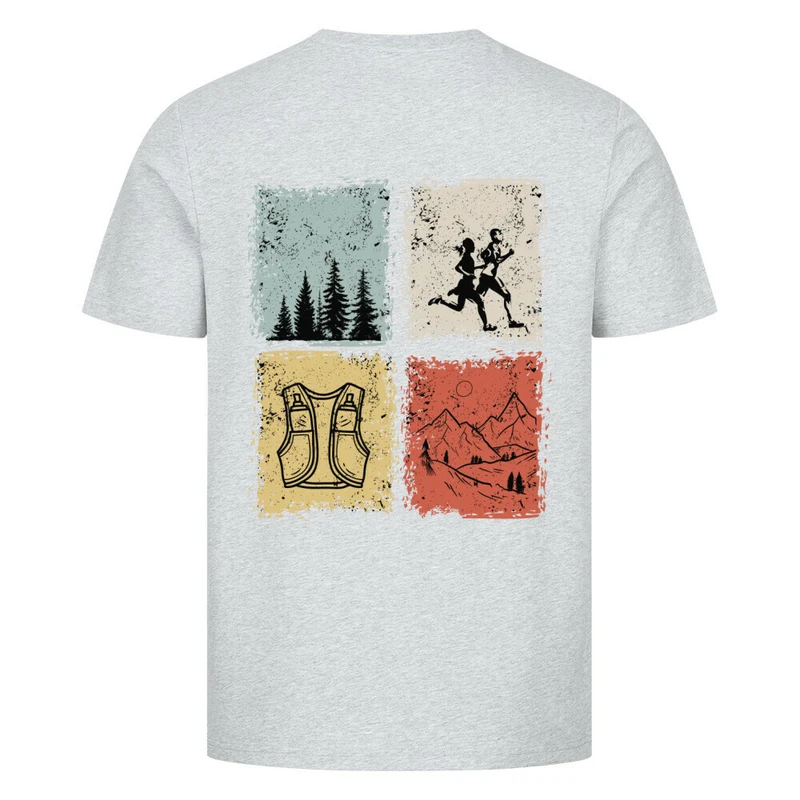 just trailrun 4 elements - Bio Premium T-Shirt
