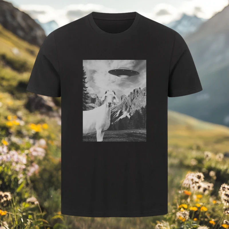 UFO Goat - Bio Premium T-Shirt