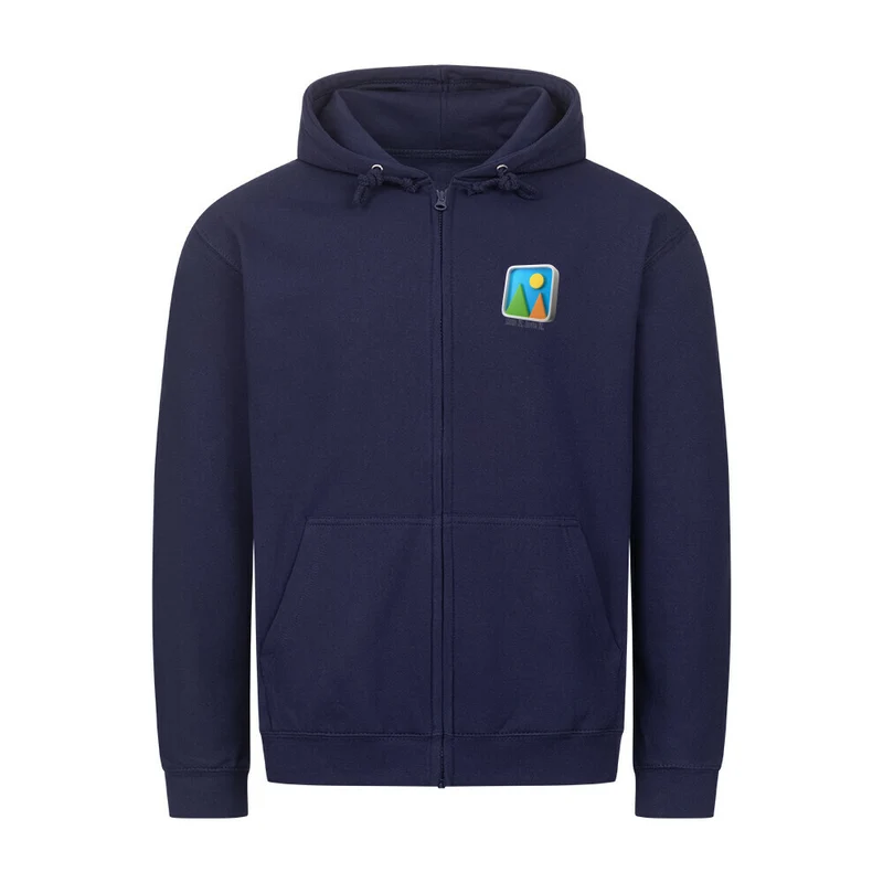 run it love it - Bio Premium Zipper Hoodie Unisex