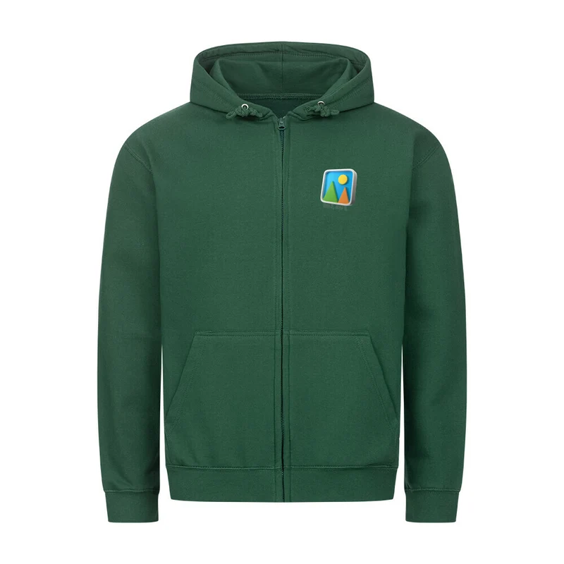 run it love it - Bio Premium Zipper Hoodie Unisex