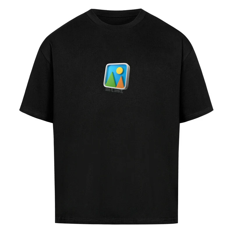 run it love it - Bio Premium Oversized Shirt