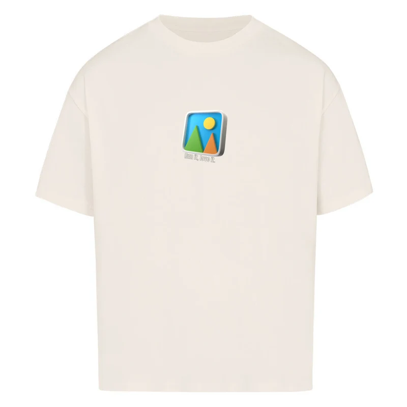 run it love it - Bio Premium Oversized Shirt