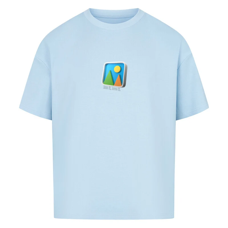 run it love it - Bio Premium Oversized Shirt