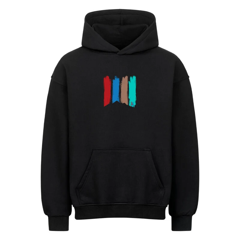 Stripe Runner - Bio Premium Oversized Hoodie