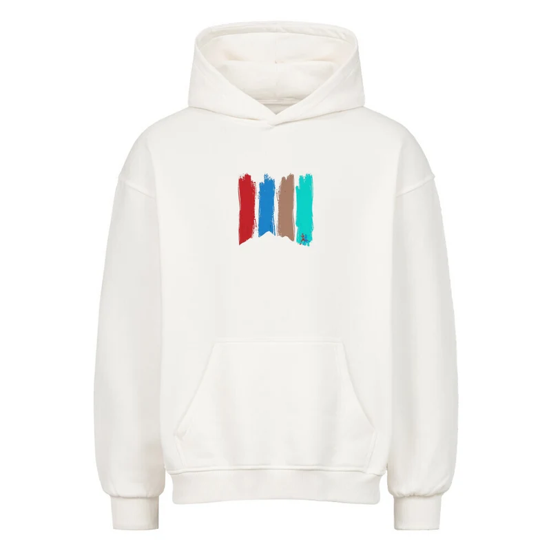 Stripe Runner - Bio Premium Oversized Hoodie