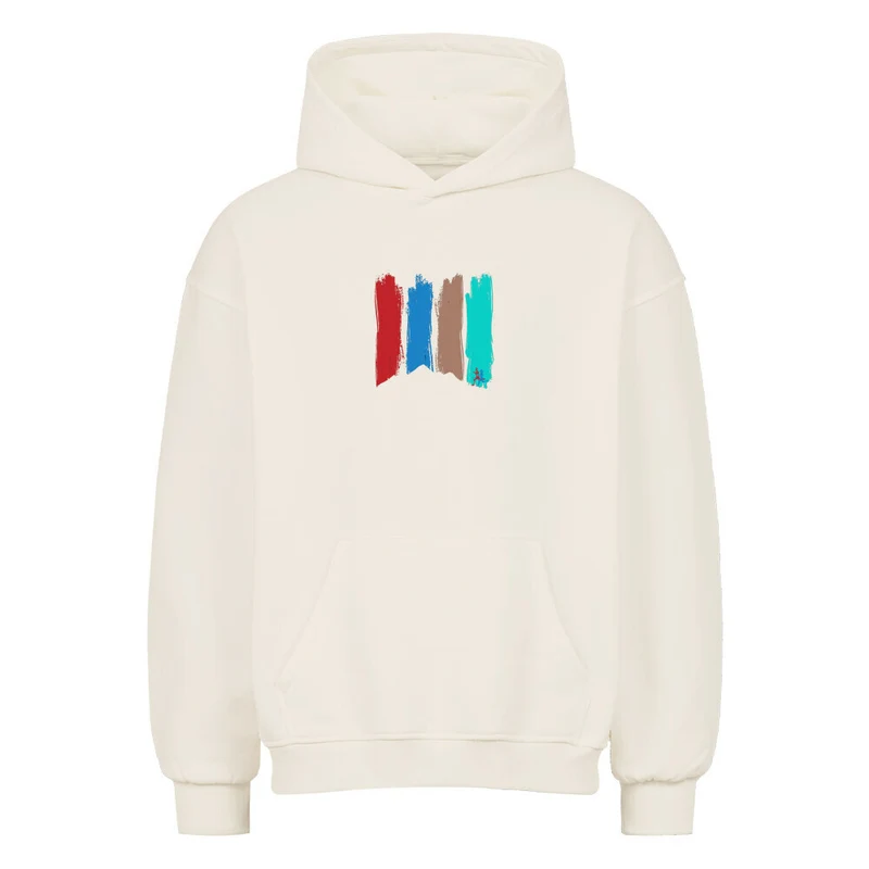 Stripe Runner - Bio Premium Oversized Hoodie