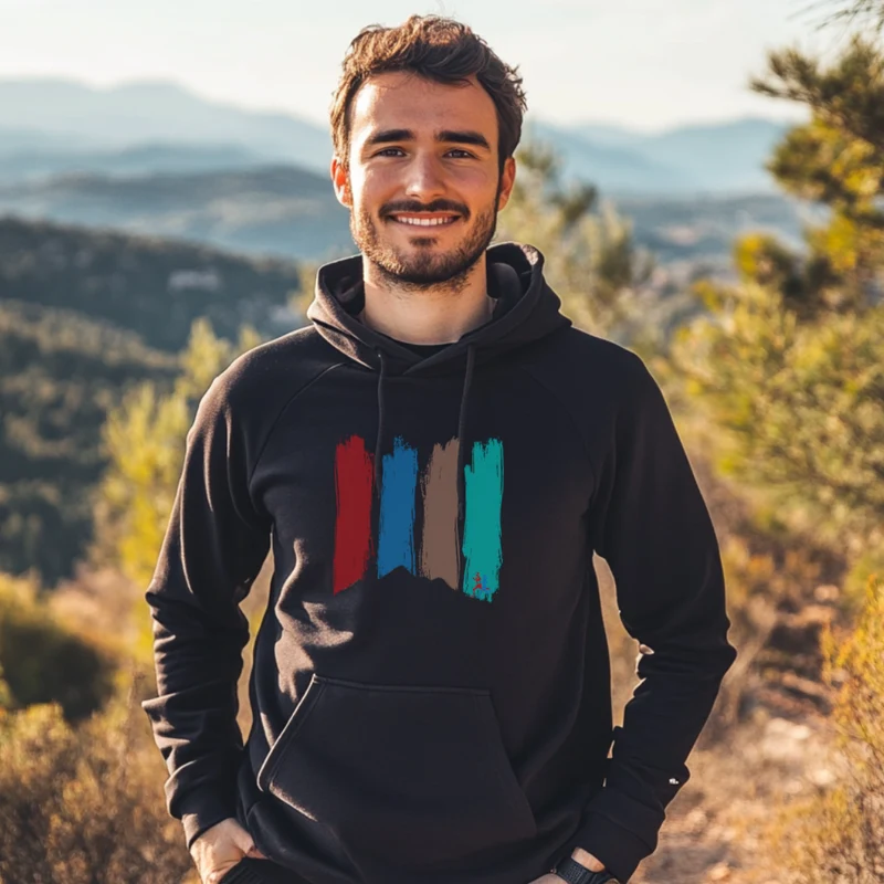Stripe Runner - Bio Premium Hoodie