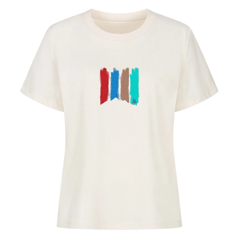 Stripe Runner - Bio Premium Shirt Frauen