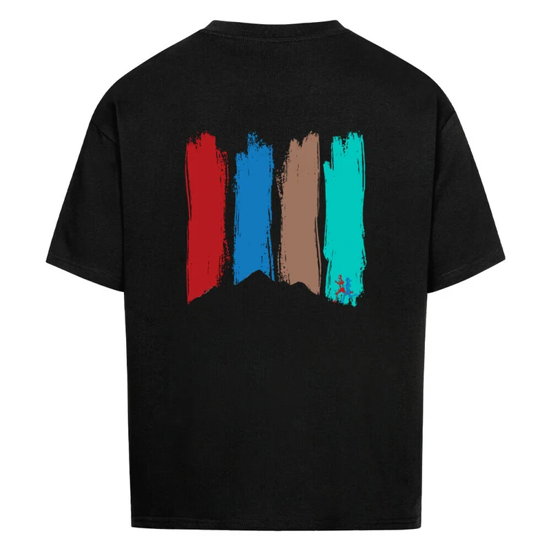 Stripe Runner - Bio Premium Oversized Shirt