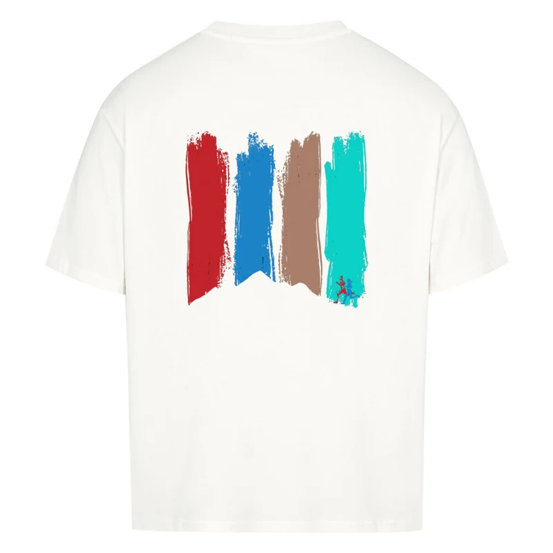 Stripe Runner - Bio Premium Oversized Shirt