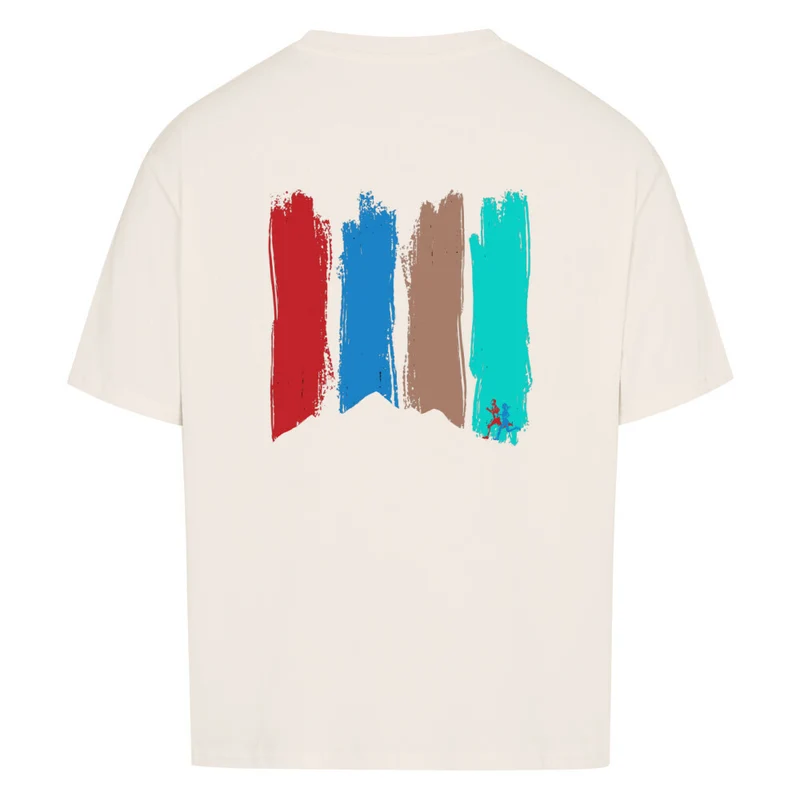 Stripe Runner - Bio Premium Oversized Shirt