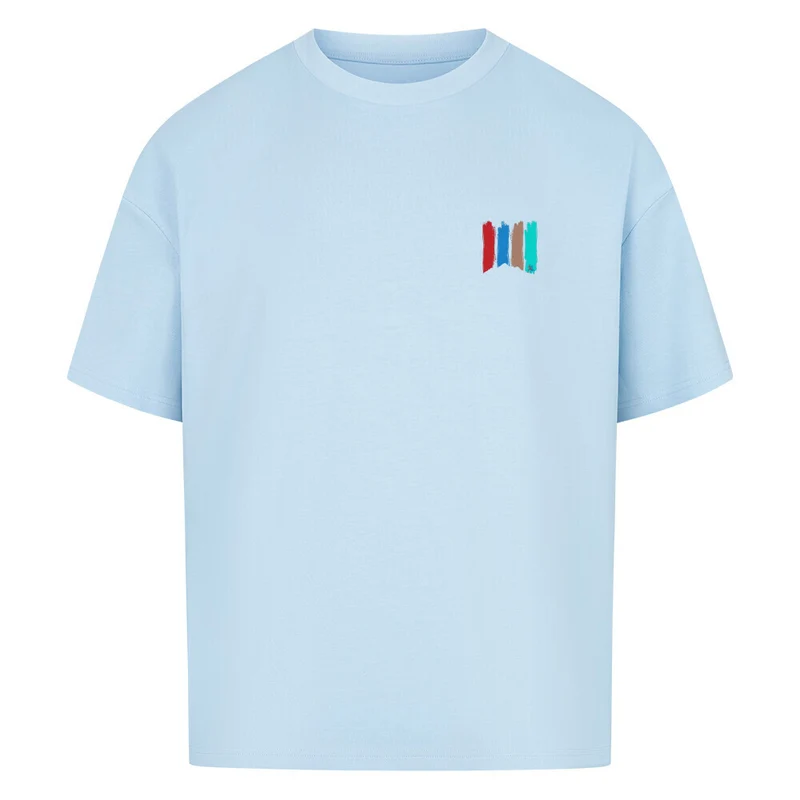 Stripe Runner - Bio Premium Oversized Shirt