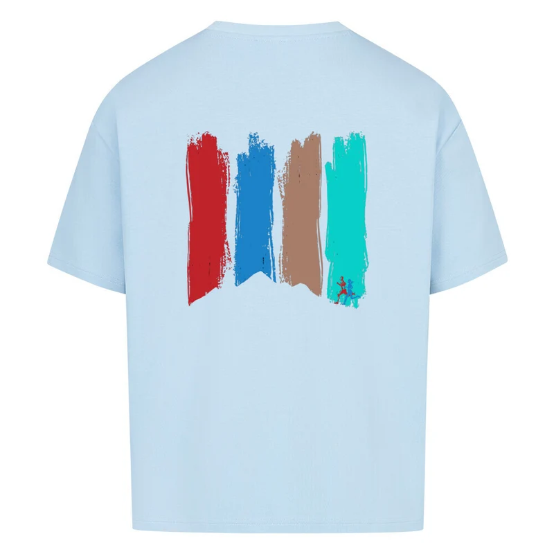 Stripe Runner - Bio Premium Oversized Shirt
