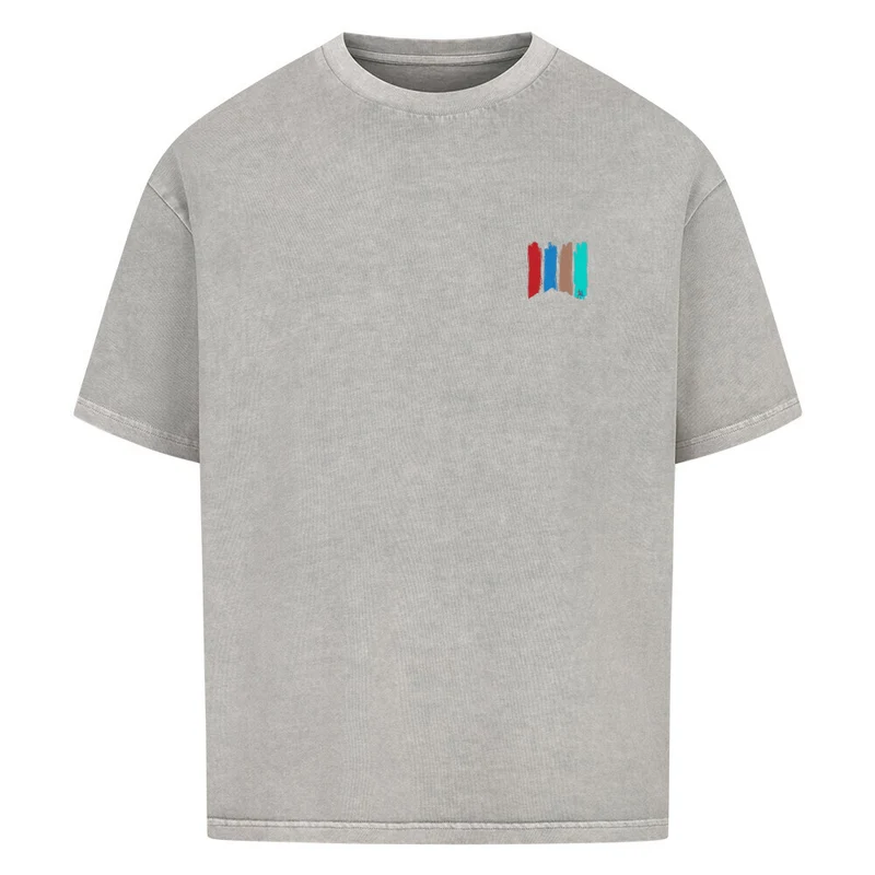 Stripe Runner - Bio Premium Oversized Shirt
