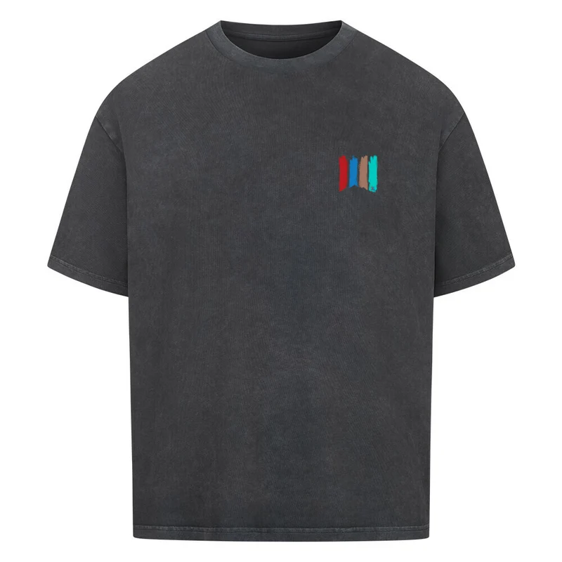 Stripe Runner - Bio Premium Oversized Shirt