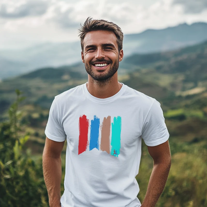 Stripe Runner - Bio Premium T-Shirt
