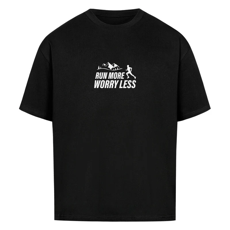 Run more worry less - Bio Premium Oversized Shirt