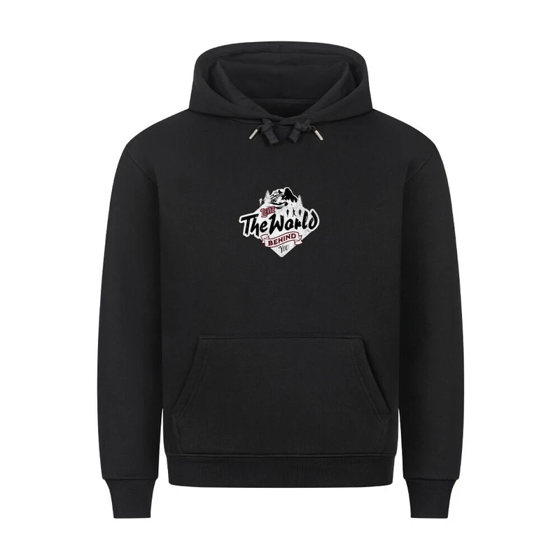 Leave the world behind you - Bio Premium Hoodie