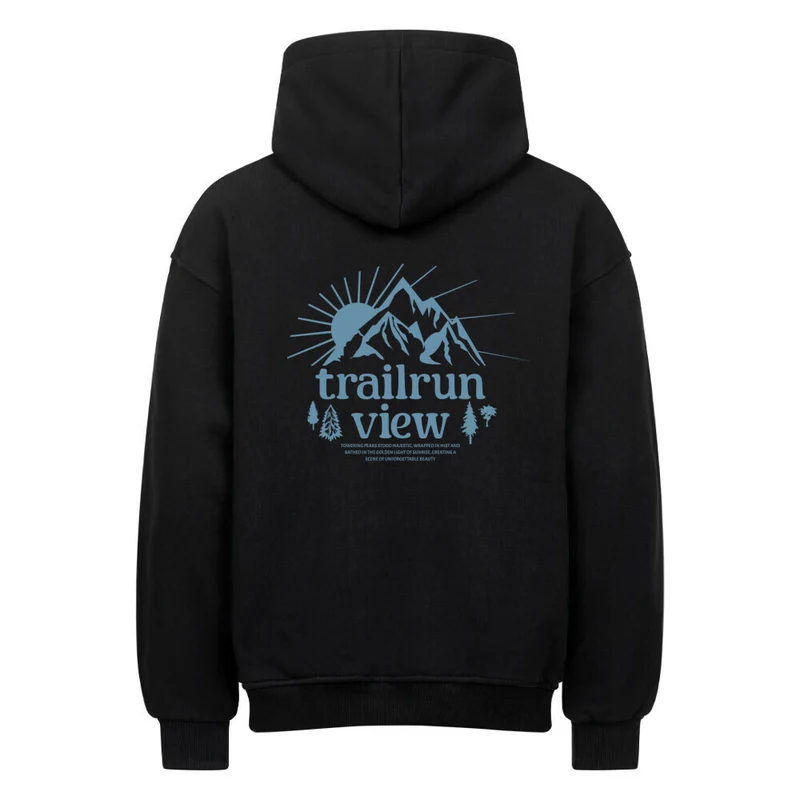 Trailrun perspective - Bio Premium Oversized Hoodie