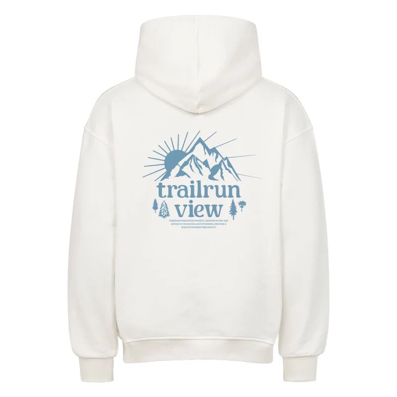 Trailrun perspective - Bio Premium Oversized Hoodie