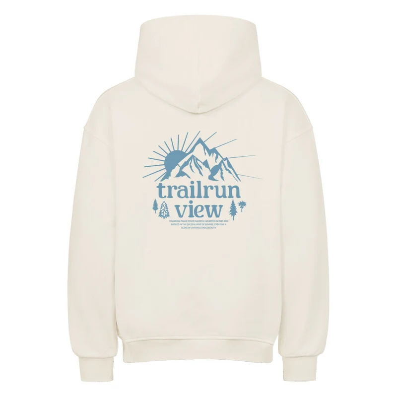 Trailrun perspective - Bio Premium Oversized Hoodie