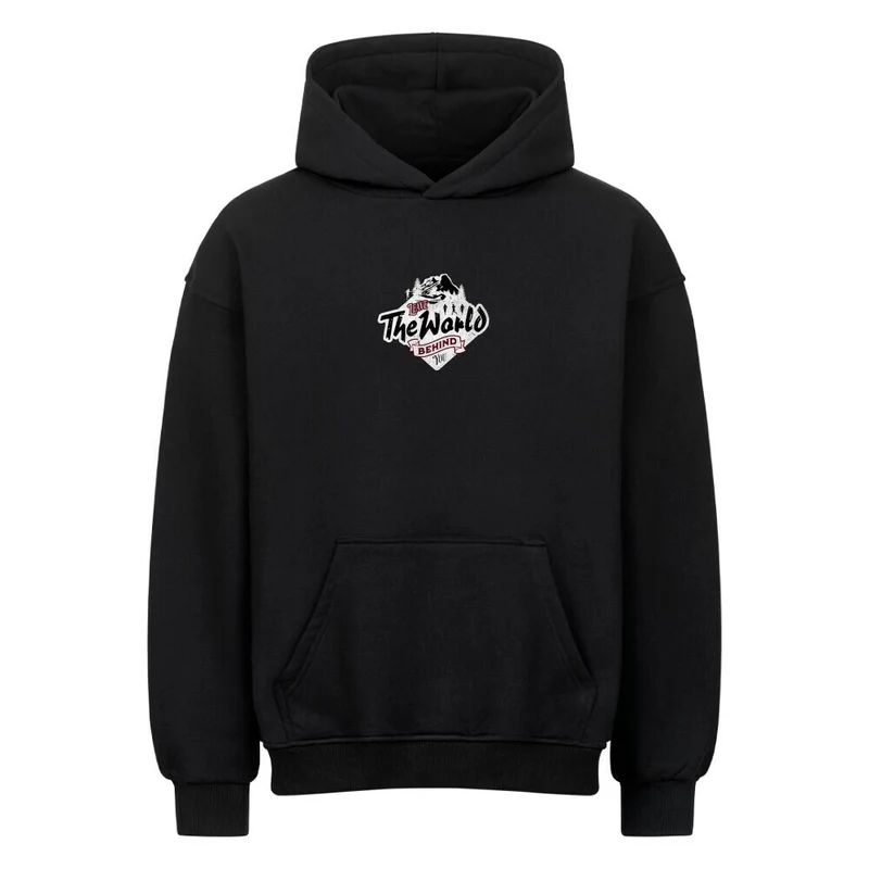 Leave the world behind you - Bio Premium Oversized Hoodie
