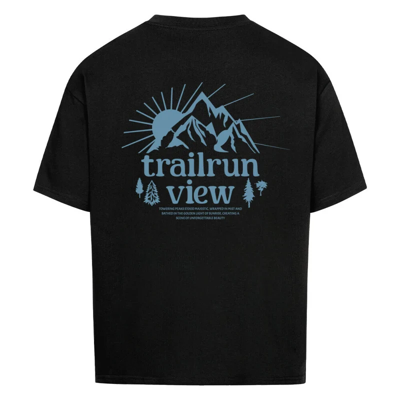 Trailrun perspective - Bio Premium Oversized Shirt
