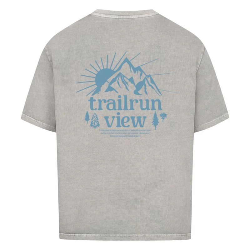 Trailrun perspective - Bio Premium Oversized Shirt