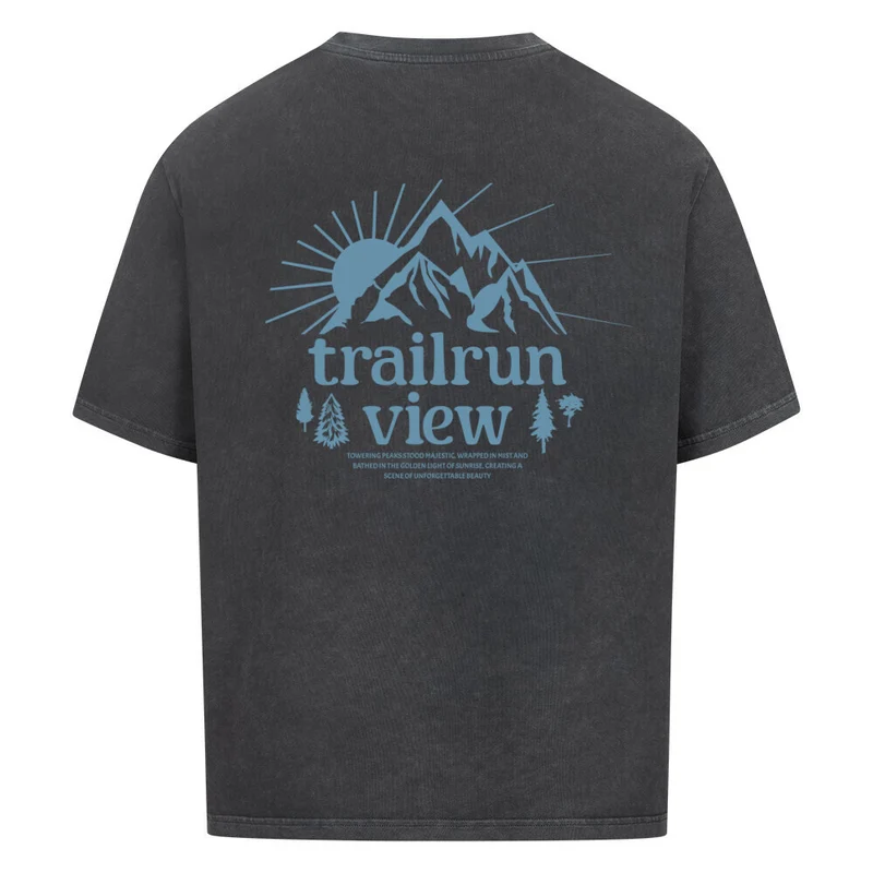 Trailrun perspective - Bio Premium Oversized Shirt