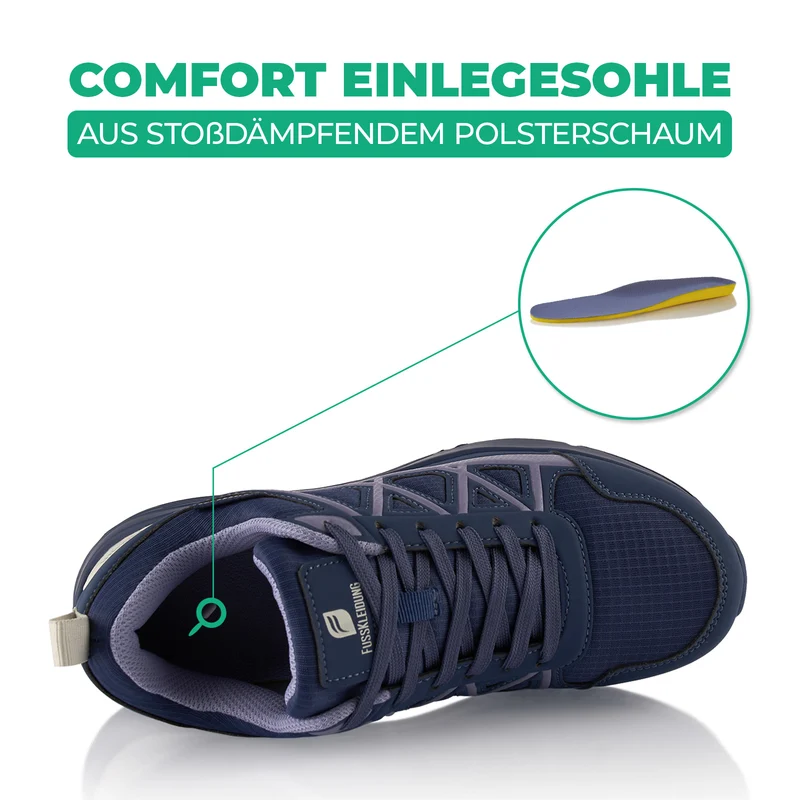 Sneaker Dämpfende Komfortsohle Wasserdicht